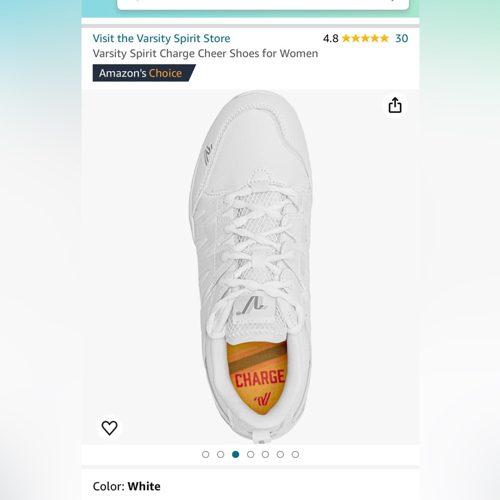 Varsity Spirit Charge Cheer Shoes